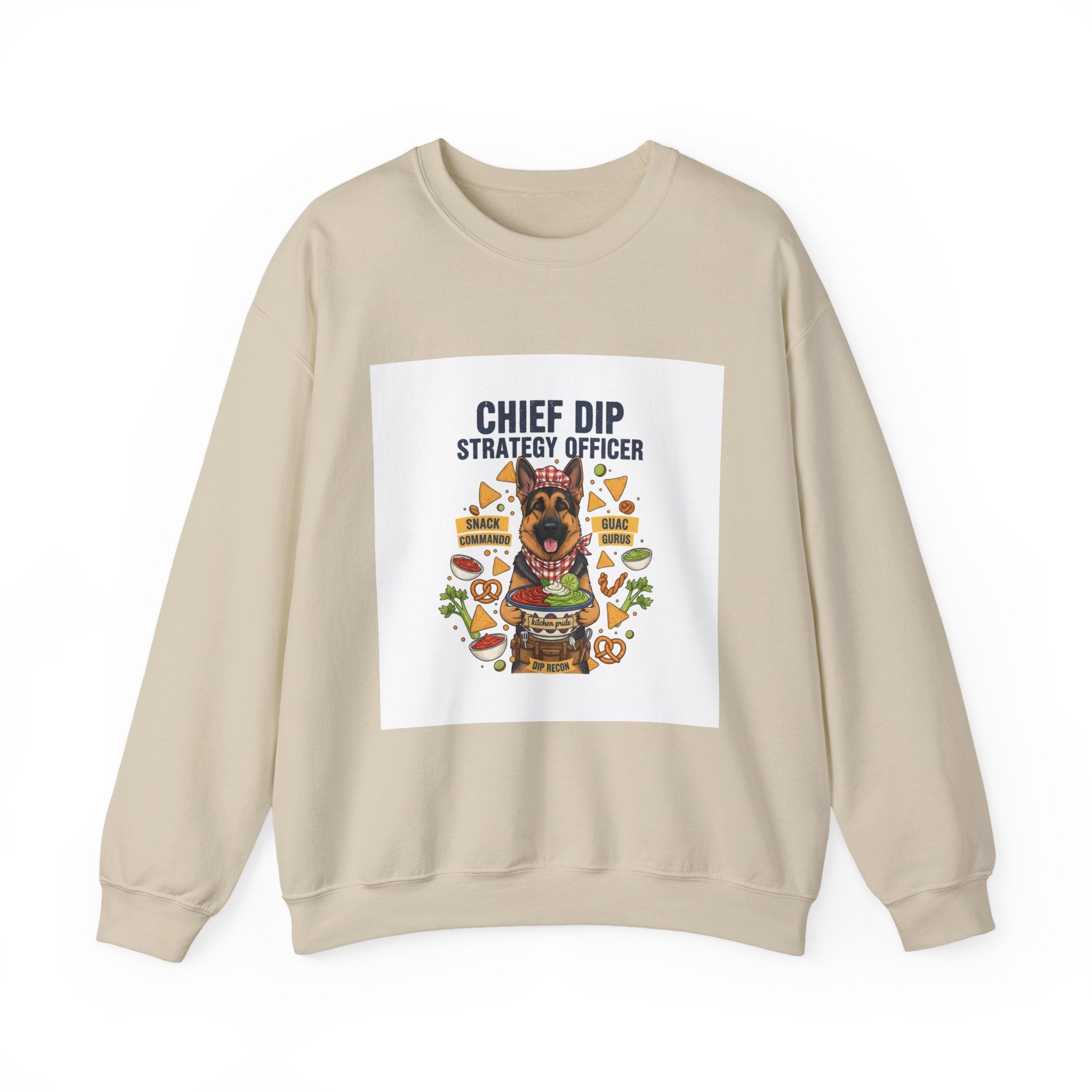 Chief Dip Strategy Officer Sweatshirt | Game Day Blueprint, Tailgate Humor