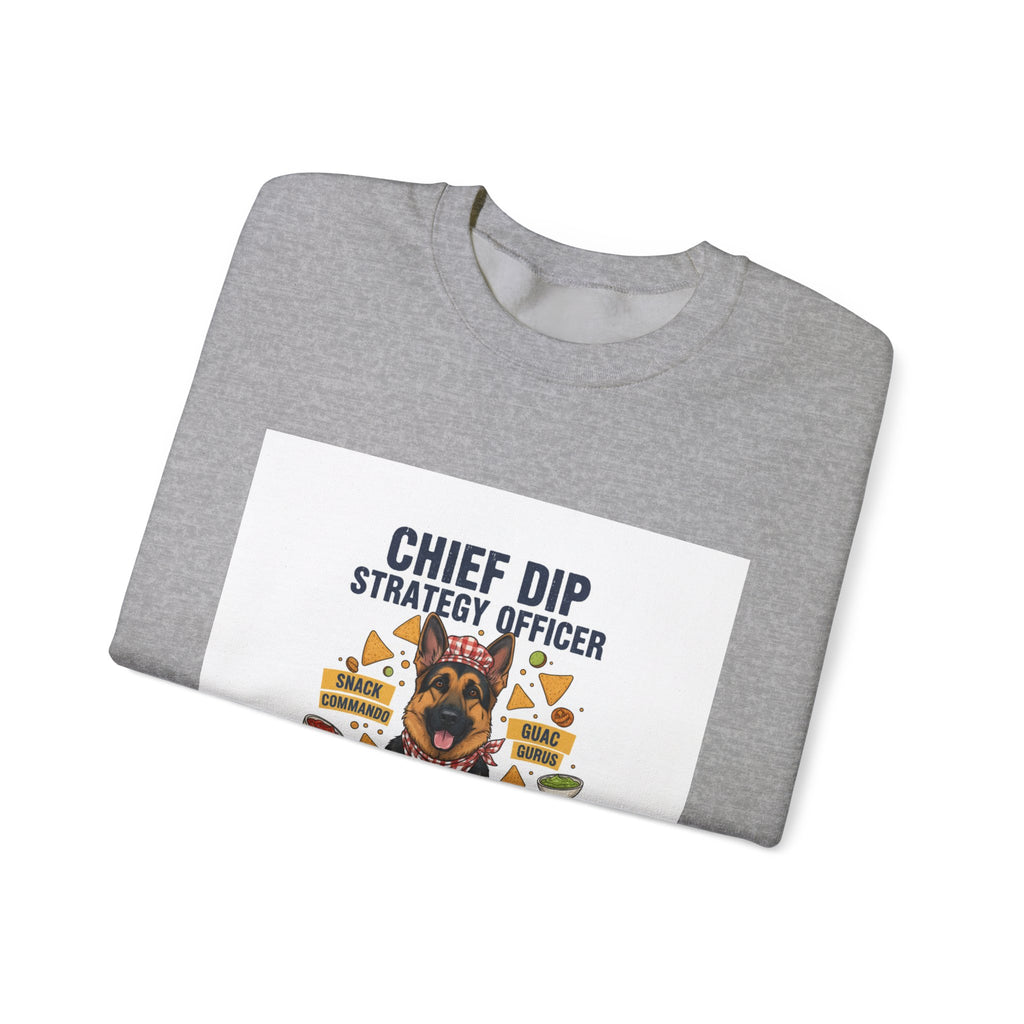 Chief Dip Strategy Officer Sweatshirt | Game Day Blueprint, Tailgate Humor