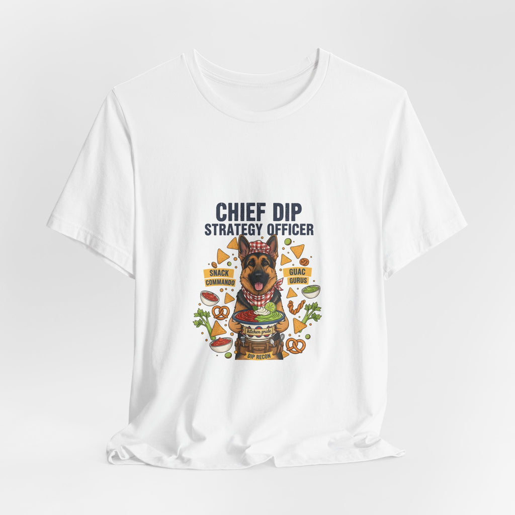Chief Dip Strategy Officer Tee | game day blueprint, snack strategist tee