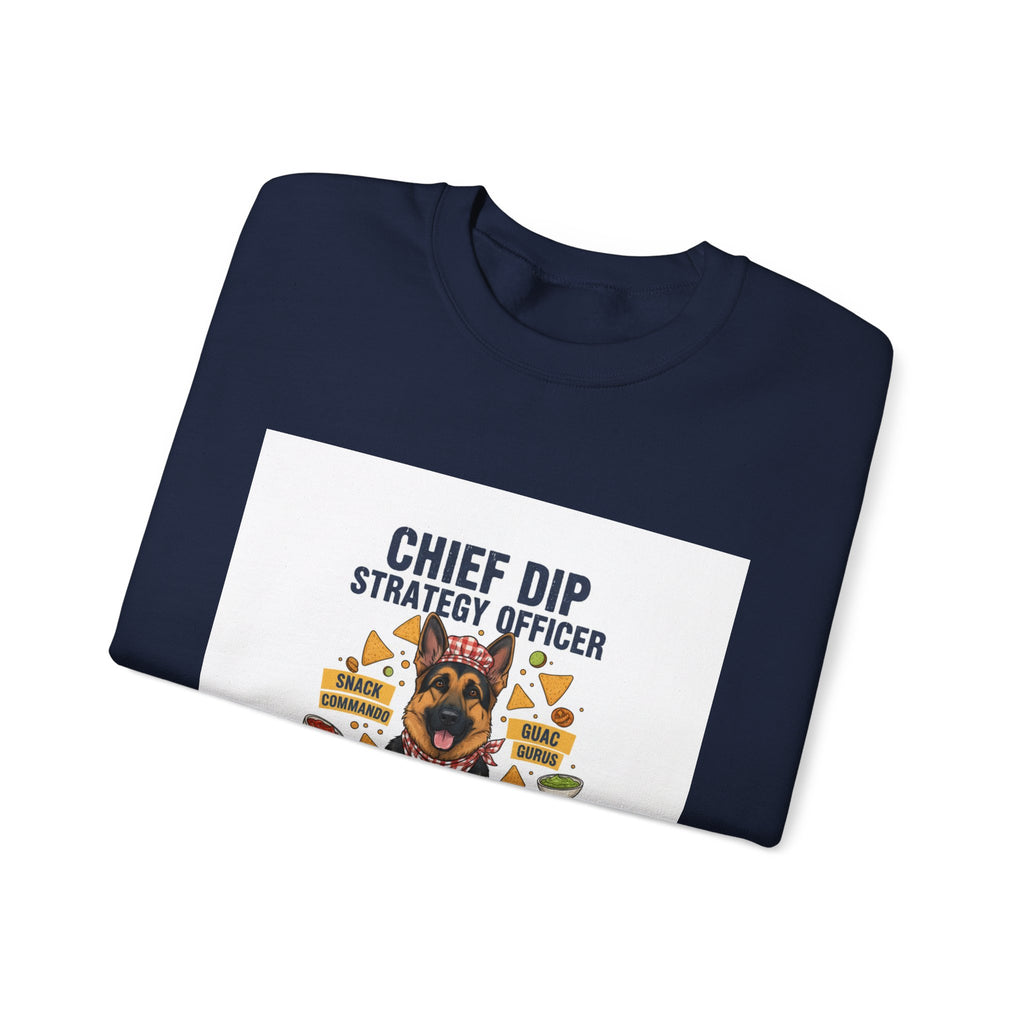 Chief Dip Strategy Officer Sweatshirt | Game Day Blueprint, Tailgate Humor