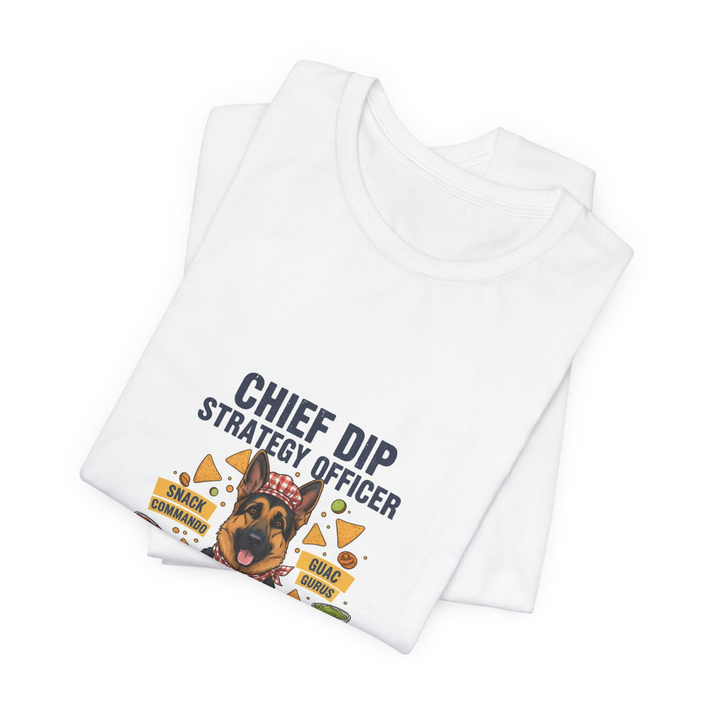Chief Dip Strategy Officer Tee | game day blueprint, snack strategist tee