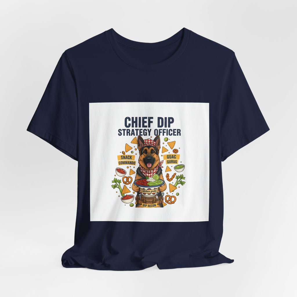 Chief Dip Strategy Officer Tee | game day blueprint, snack strategist tee