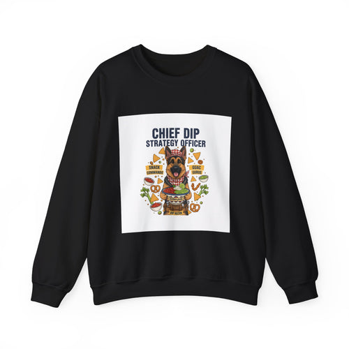 Chief Dip Strategy Officer Sweatshirt | Game Day Blueprint, Tailgate Humor