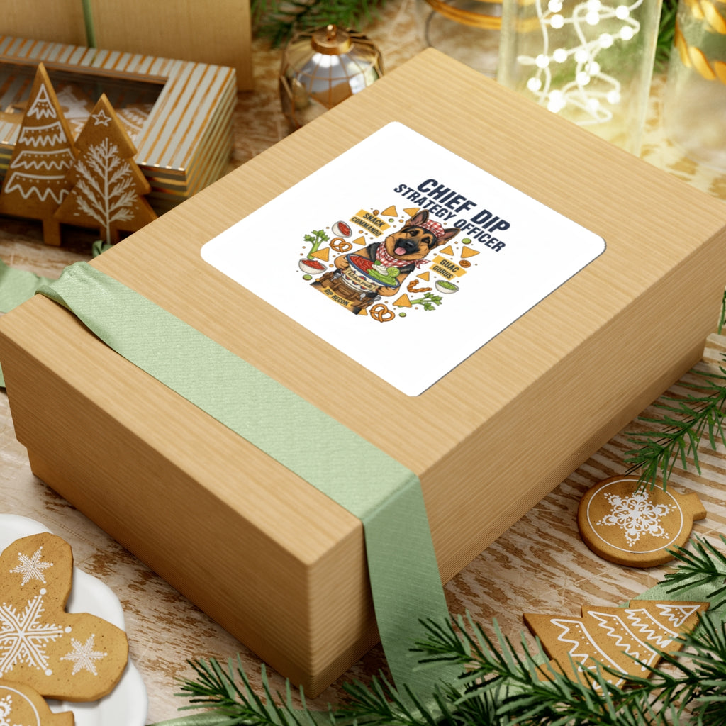 Chief Dip Strategy Officer Sticker | Game Day Blueprint, Snack Strategist