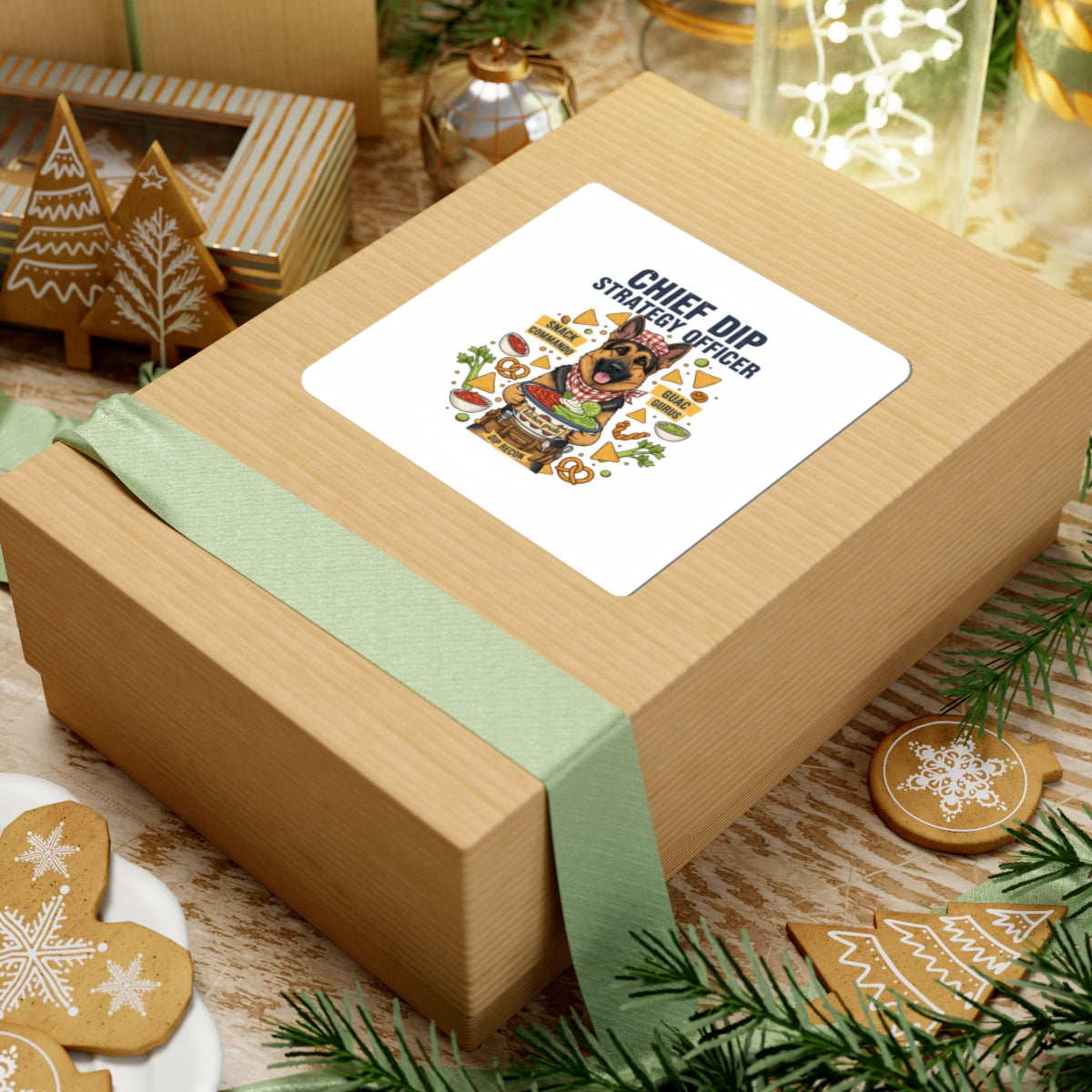 Chief Dip Strategy Officer Sticker | Game Day Blueprint, Snack Strategist