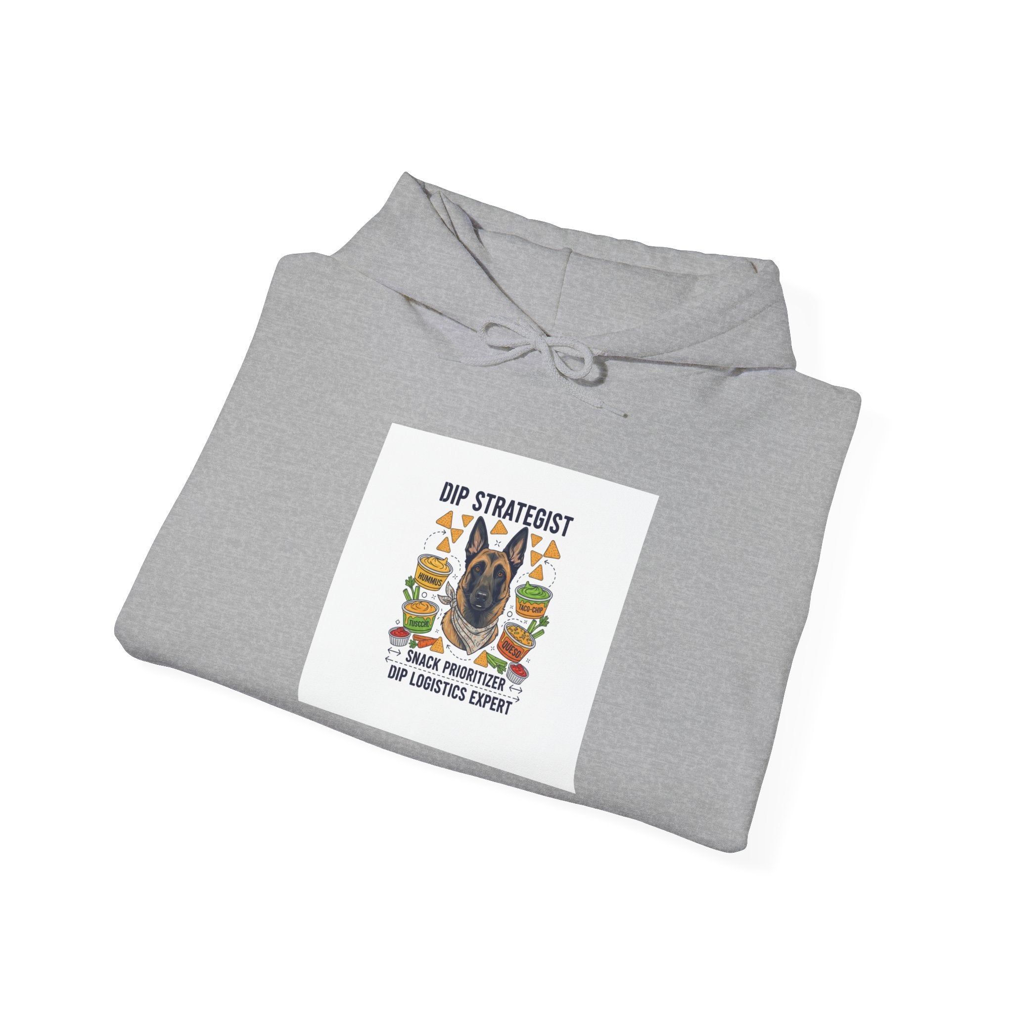 Dip Strategist Hoodie | Game Day Blueprint, Tailgate Snack Humor