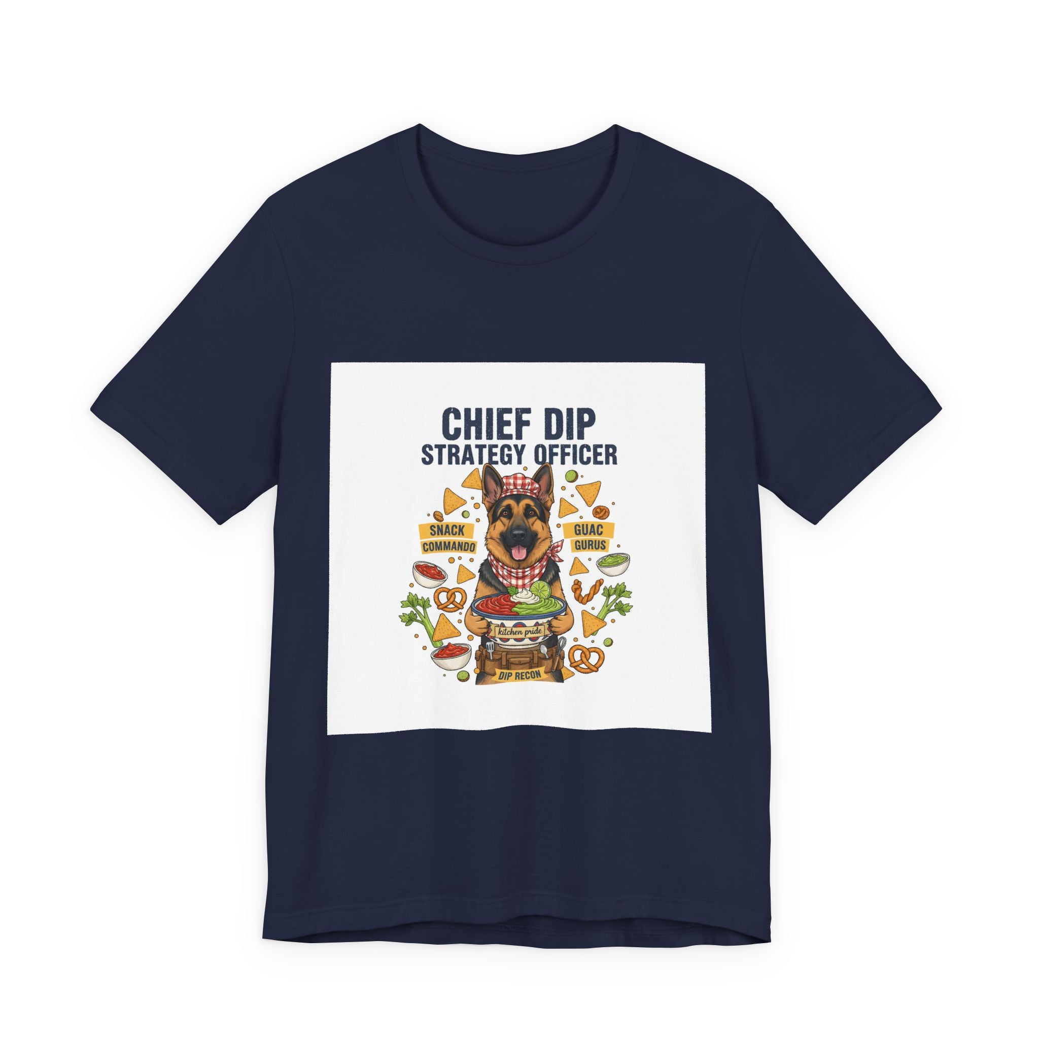 Chief Dip Strategy Officer Tee | game day blueprint, snack strategist tee