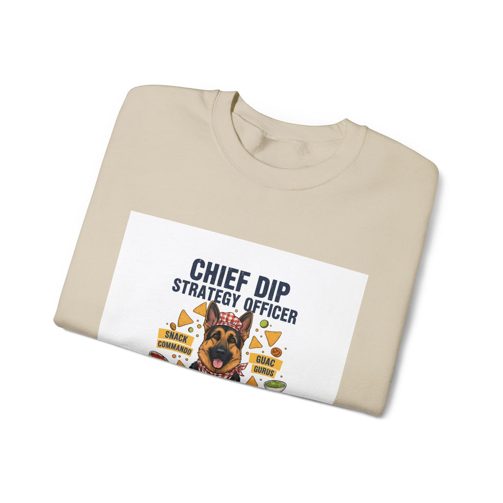 Chief Dip Strategy Officer Sweatshirt | Game Day Blueprint, Tailgate Humor