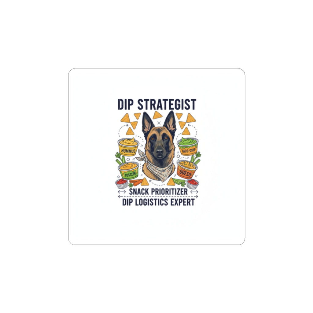 Dip Strategist Sticker | Game Day Blueprint, Snack Strategist