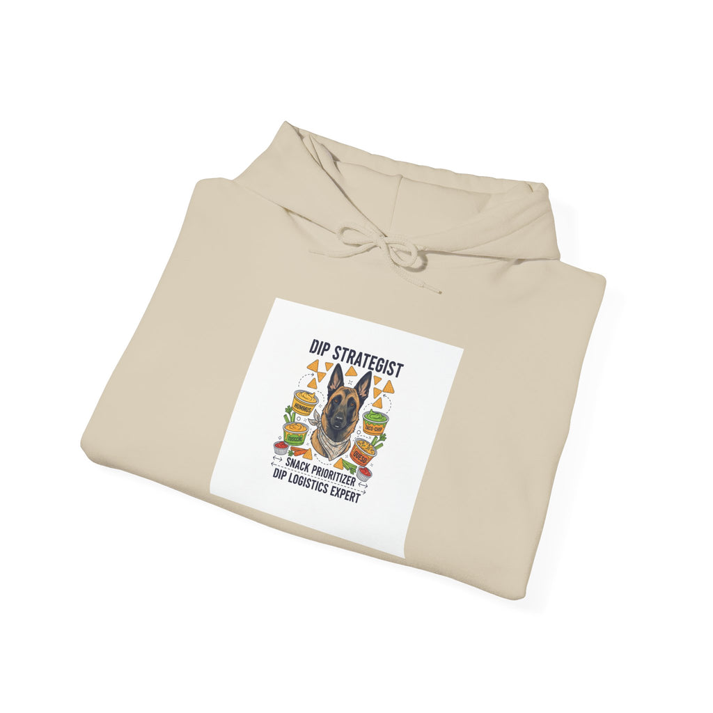 Dip Strategist Hoodie | Game Day Blueprint, Tailgate Snack Humor