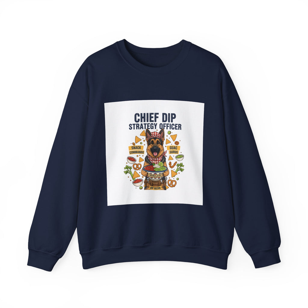 Chief Dip Strategy Officer Sweatshirt | Game Day Blueprint, Tailgate Humor